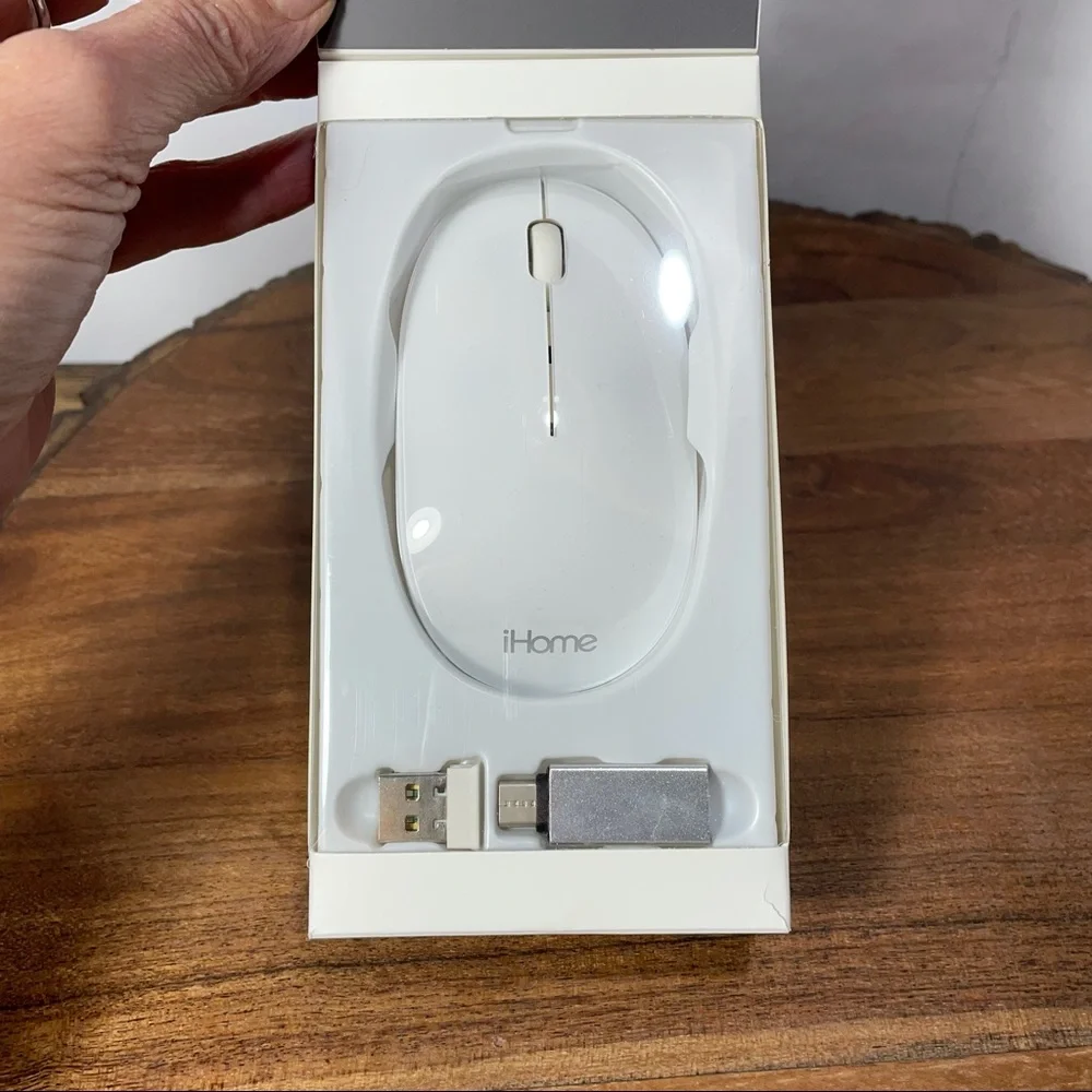 IHome a wireless mouse computer white